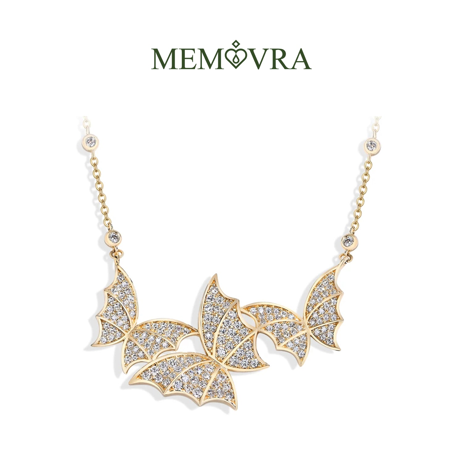 Elysian Butterfly Moissanite Necklace